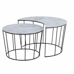 Set Van 2 Salontafels Bonza - Marmer/zwart -Emob Ontwerp zonder titel 2021 11 30T144629.527 1eb2