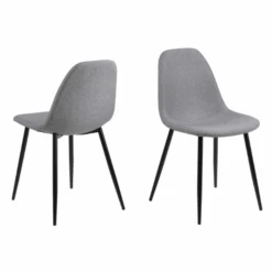 Eetkamerstoel Wilhelm - Lichtgrijs/zwart -Emob Ontwerp zonder titel 2021 12 08T110749.531 e823