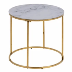 Bijzettafeltje Dejan ø50cm - Goud/wit Marmer -Emob Ontwerp zonder titel 2021 12 21T083030.886 a361