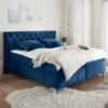 Boxspring Pemberley 160x200cm - Blauw