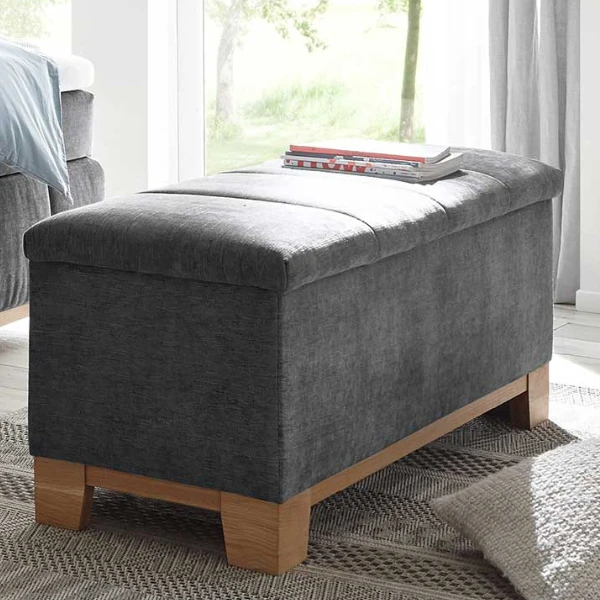 Opbergkoffer Vikram 139x50x58cm - Grafiet 1 Opbergkoffer Vikram 139x50x58cm - Grafiet