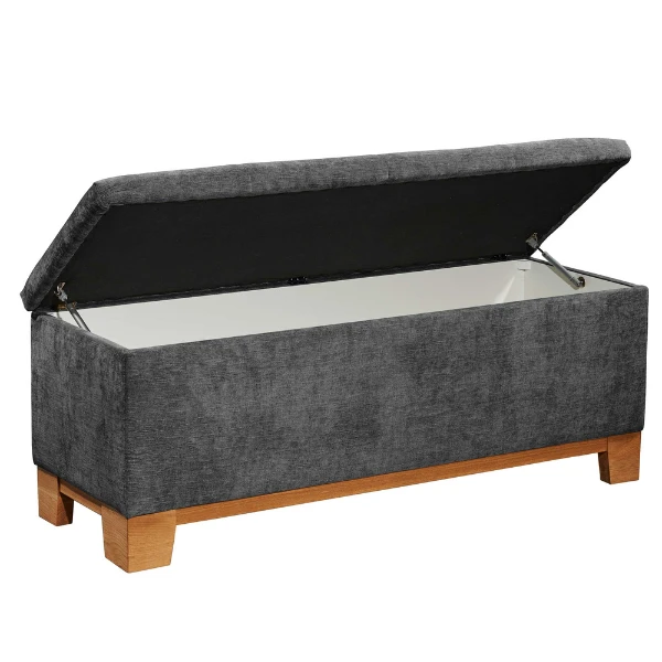 Opbergkoffer Vikram 139x50x58cm - Grafiet 6 Opbergkoffer Vikram 139x50x58cm - Grafiet - Afbeelding 6