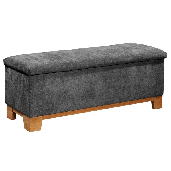 Opbergkoffer Vikram 139x50x58cm - Grafiet 5 Opbergkoffer Vikram 139x50x58cm - Grafiet - Afbeelding 5