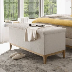 Opbergkoffer Arhus 139x50x58cm - Crème