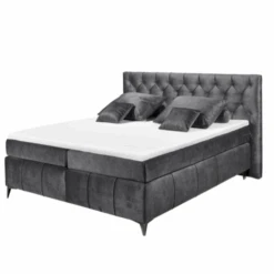 Boxspring Pemberley 160x200cm - Antraciet