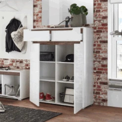 Schoenenkast Nuro 2 Deuren 2 Lades - Hoogglans Wit -Emob Ontwerp zonder titel 2022 07 25T144739.905 0829