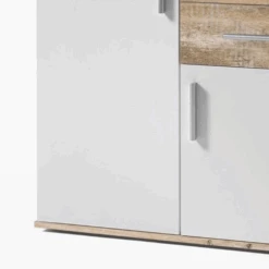 Commode Debby 2 Deuren En 2 Lades - Wit/eik -Emob Ontwerp zonder titel 2022 07 26T082017.827 4293