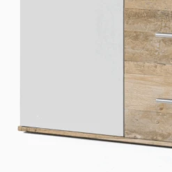 Commode Debby 2 Deuren En 4 Lades - Wit/eik -Emob Ontwerp zonder titel 2022 07 26T082220.466 8d50