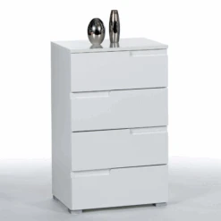 Commode Peso 50 Cm 4 Lades - Wit