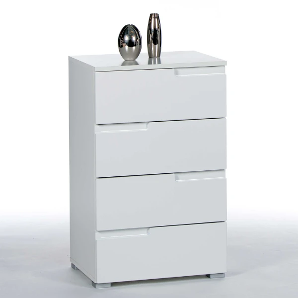 Commode Peso 50 Cm 4 Lades - Wit 1 Commode Peso 50 Cm 4 Lades - Wit