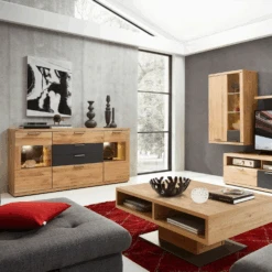 Hangkast Blanka 80cm 2 Deuren - Eik/antraciet -Emob Ontwerp zonder titel 2022 08 04T092538.409 e7ff