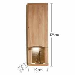 Hangkast Blanka 40x123cm - Eik -Emob Ontwerp zonder titel 2022 08 04T093027.892 4a57