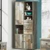 Buffetkast Clem 83cm 3 Deuren & 3 Lades - Driftwood