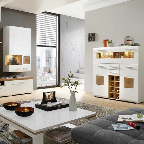 Hangkast Felice 80cm 2 Deuren - Wit 2 Hangkast Felice 80cm 2 Deuren - Wit - Afbeelding 2