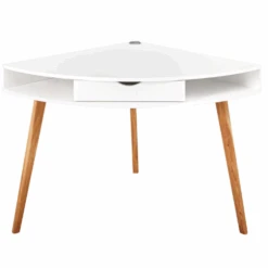 Hoekbureau Inovo Met Lade - Wit/eik -Emob Ontwerp zonder titel 2022 08 08T161137.839 9d52