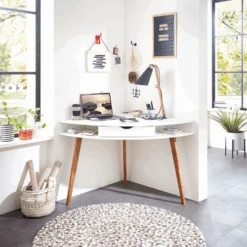 Hoekbureau Inovo Met Lade - Wit/eik -Emob Ontwerp zonder titel 2022 08 08T161830.711 4dbe