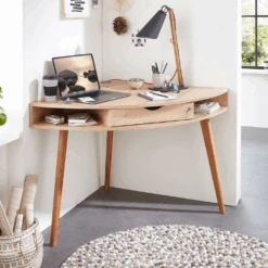 Hoekbureau Inovo Met Lade - Eik