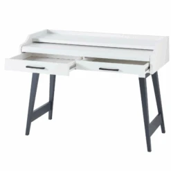 Bureau Inovo Uitschuifbaar Met 2 Lades - Wit/zwart 16 Bureau Inovo Uitschuifbaar Met 2 Lades - Wit/zwart -Emob Ontwerp zonder titel 2022 08 09T092317.680 5a6e