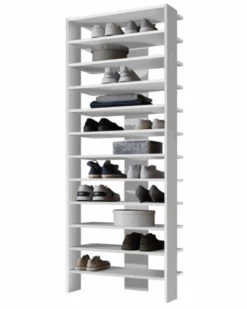 Opbergrek Perri Met 11 Legplanken - Wit -Emob Ontwerp zonder titel 2022 08 19T115201.223 7078