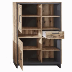 Buffetkast Delano 2 Deuren & 1 Lade - Hout/antraciet -Emob Ontwerp zonder titel 2022 08 29T153013.530 4394