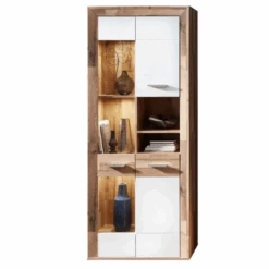 Vitrinekast Blake 3 Deuren Met LED-verlichting - Eik/wit -Emob Ontwerp zonder titel 2022 08 29T161950.772 2cee