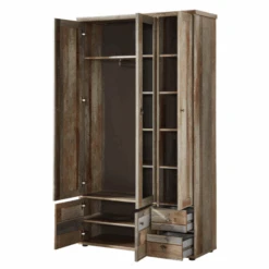 Garderobekast Clem 109cm Met 5 Deuren & 2 Lades - Driftwood -Emob Ontwerp zonder titel 2022 09 19T161316.716 8aaf