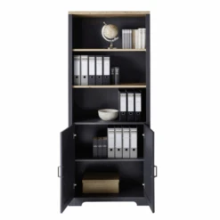 Dossierkast Samine Met Twee Deuren - Grafiet/eik -Emob Ontwerp zonder titel 2022 09 22T114457.761 91ad