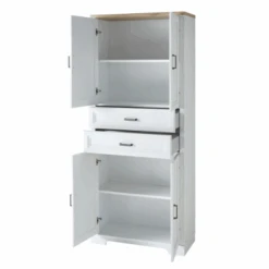 Dossierkast Samine Met 4 Deuren & 2 Lades - Wit/eik -Emob Ontwerp zonder titel 2022 09 22T115434.695 8a2f