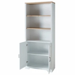 Dossierkast Samine Met Twee Deuren - Wit/eik -Emob Ontwerp zonder titel 2022 09 22T115806.807 4743