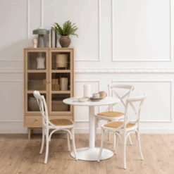 Vitrinekast Aston 145 Cm 2 Deuren & 1 Lade - Witte Eik -Emob Ontwerp zonder titel 2022 10 21T095038.978 cbec