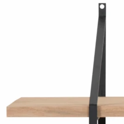 Wandrek Belfast Met 2 Legplanken - Zwart/ Natuur -Emob Ontwerp zonder titel 2022 10 21T111136.231 83d0