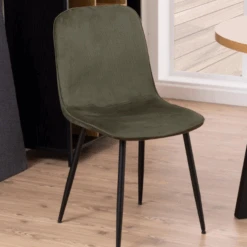 Eetkamerstoel Delmy - Olijfgroen