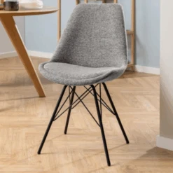 Eetkamerstoel Irma Lichtgrijs