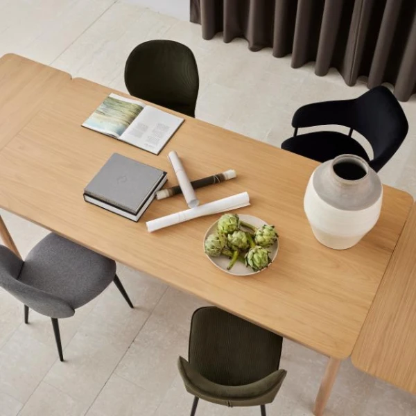 Eetkamerstoel Evelyn - Olijfgroen 5 Eetkamerstoel Evelyn - Olijfgroen - Afbeelding 5