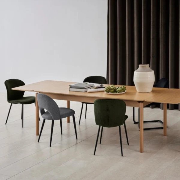 Eetkamerstoel Evelyn - Olijfgroen 2 Eetkamerstoel Evelyn - Olijfgroen - Afbeelding 2