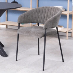 Armstoel Ann - Lichtgrijs