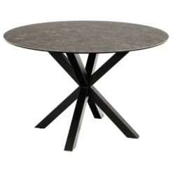 Eettafel Heaven Ø119 - Keramiek/ Zwart -Emob Ontwerp zonder titel 2022 11 02T090249.097 96ab