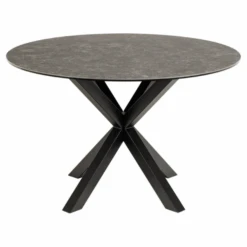 Eettafel Heaven Ø119 - Keramiek/ Zwart -Emob Ontwerp zonder titel 2022 11 02T090309.526 231f