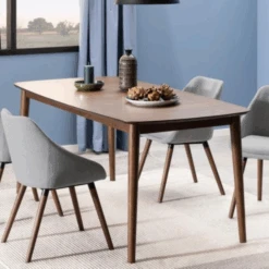 Verlengbare Eettafel Montreux 180/219x90 Cm - Walnoot