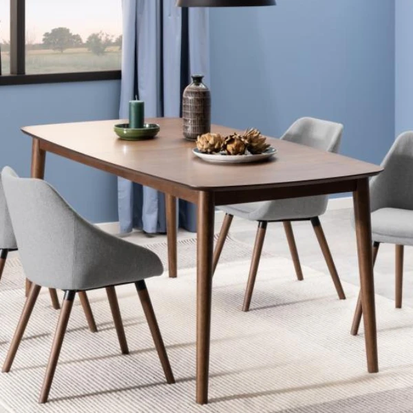 Verlengbare Eettafel Montreux 180/219x90 Cm - Walnoot 1 Verlengbare Eettafel Montreux 180/219x90 Cm - Walnoot