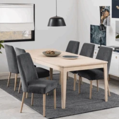 Eettafel Northwood 220x100 Cm - Witte Eik