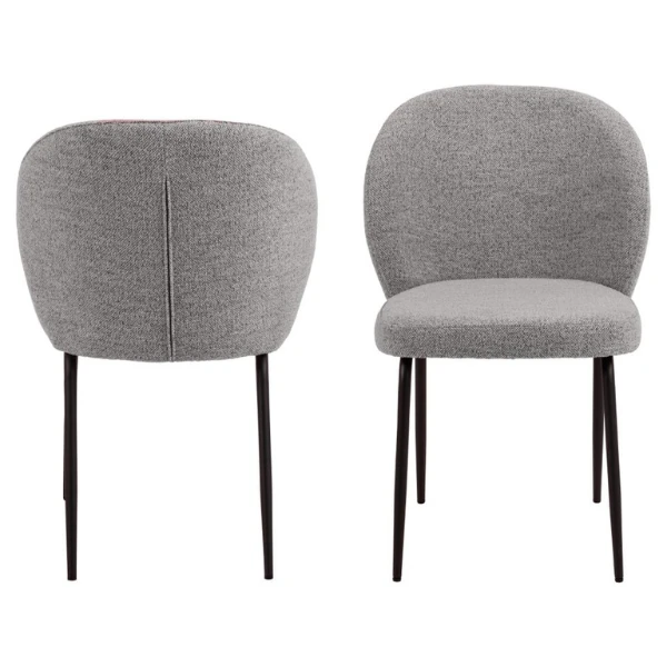 Eetkamerstoel Patricia - Grijs 9 Eetkamerstoel Patricia - Grijs - Afbeelding 9