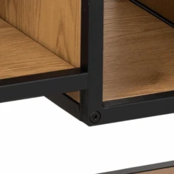 Wandrek Seaford Met 4 Vakken - Wilde Eik/ Zwart -Emob Ontwerp zonder titel 2022 11 02T144351.673 88d9