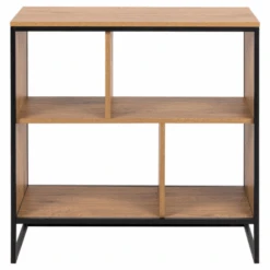 Boekenkast Swindon Met 4 Vakken - Wilde Eik/zwart 12 Boekenkast Swindon Met 4 Vakken - Wilde Eik/zwart -Emob Ontwerp zonder titel 2022 11 02T153853.740 df25