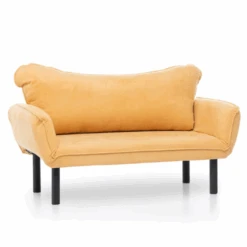 Slaapbank Met 2 Zitplaatsen | Comfort En Stijl | Metalen Frame | Mosterdkleur -Emob Ontwerp zonder titel 2023 01 27T082333.522 5dae