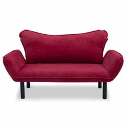 | Comfortabel En Stijlvol Ontwerp | Metalen Frame | Maroon -Emob Ontwerp zonder titel 2023 01 27T120007.432 5707