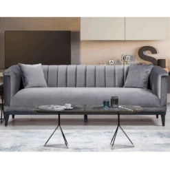 Stijlvolle 3-zitsbank | Comfortabel En Chic | Beukenhouten Frame, Polyester Stof | 225 Cm Breedte, 79 Cm Hoogte -Emob Ontwerp zonder titel 2023 02 17T101529.647 ea32