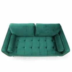 Comfortabele 2-zitsbank | Stijlvol Ontwerp | Beukenhouten Frame | Groene Kleur -Emob Ontwerp zonder titel 2023 02 24T114907.305 e302