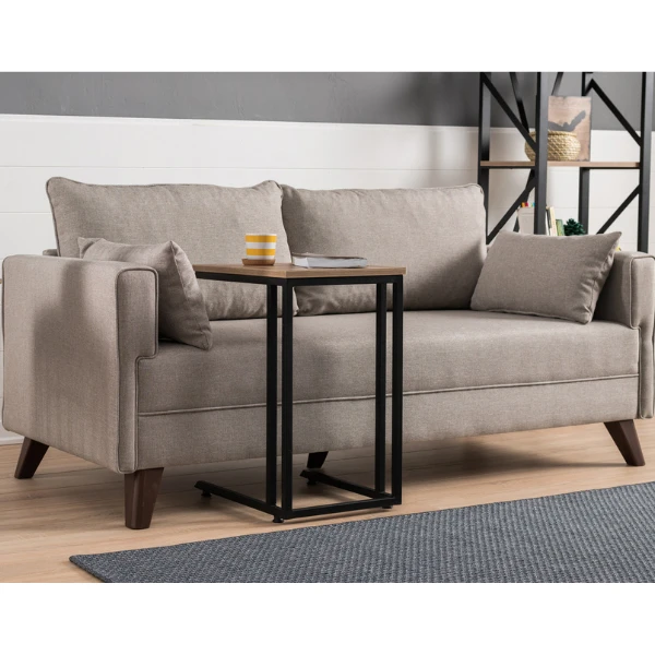 Comfortabele 2-zitsbank | Stijlvol Ontwerp | Crèmekleur 8 Comfortabele 2-zitsbank | Stijlvol Ontwerp | Crèmekleur - Afbeelding 8