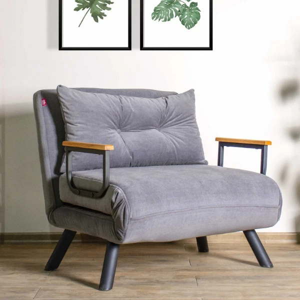 Slaapbank Angela 1 Persoon-grijs 1 Slaapbank Angela 1 Persoon-grijs